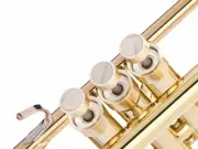 Jupiter Trumpet Custom Finger Buttons w.Cacholong (White Opal).3 Sizes. KGUBrass