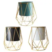 Nordic Geometric Planter Flower Pot Plant Container Display Holder