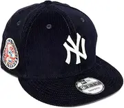 New Era NY New York Yankees 9FIFTY Cooperstown 1949 World Series Retro Side Patch Snapback Cap, Hat Blue, Blue, One Size