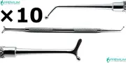 10× Dental Ball Burnisher 27/34 Amalgam Surgical Filling Double Ended Instrument