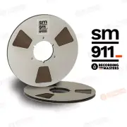 LOT OF (3) SM911 1/4" X 2500ft, 10.5" METAL REEL W/ HINGED BOX
