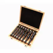 HSS Reduced Shank Bench Drill Bit Set 13 14 15 16 18 20 22 25 mm - 8pcs