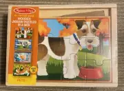 Melissa & Doug Wooden Jigsaw Puzzles in a Box - Pets