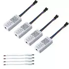 Sp110 Led Hue Ws2812b Controller, 4-Pack Sp110e LED Bluetooth Ws2811 Controll...