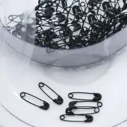 Safety Pins Black painted #00 3/4" 1440 PCs per bag great for hand tag crafts
