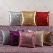 Shiny Beaded Cushion Cover Glitter Sequins Throw Pillow Case Home Decor T8 j XI