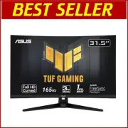 32" Curved Gaming Monitor, 165Hz Refresh Rate with FreeSync Premium Technology