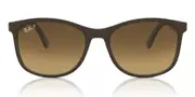 Ray-Ban RB4374 Polarized 6600M2 Men's Sunglasses Brown Size 56