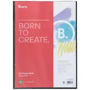 Born Recycled Fixed Display Book A3 20 Pocket
