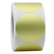 Blank round Golden craft Stickers seal labels 50 Labels per wad theacher DIY stickers for Package adesivo sticker stationery
