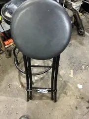 24”Inch Cushioned Short Easy Folding Stool Holds up to 250 Pounds