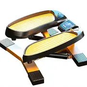 Stair Stepper Portable Fitness Mini Step Machine with Resistance Bands and LCD Monitor, Exercise Home Workout Equipment