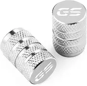 jininghaibo Motorcycle Tire Valve Air Port Stem Cover Cap Plug Accessories Compatible with R1200GS R1250GS R 1200GS R1250 GS R 1250 GS LC ADV(Silver)
