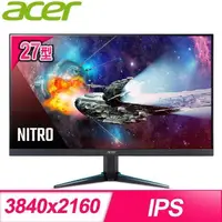 在飛比找PChome24h購物優惠-ACER 宏碁 VG270K L 27型 IPS 4K螢幕