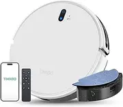Timnbo Robot Vacuum Cleaner and Mop Combo Smart Robotic Vacuum Cleaner for Compact Living Spaces