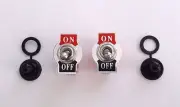 2 BBT Brand On/Off 20 amp Heavy Duty Toggle Switches with Waterproof Boots