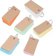 TEHAUX Pcs Ring Notes Pads Portable Notepads Flash Cards Refillable Memo Scratchpad