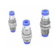 10pcs SMC KCE08-00 Pneumatic Bulkhead Tube-to-Tube Adapter ✦KD