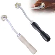 Tracing Wheel Serrate Pattern Tracer Wheel Perforator Pounce Wheels Leather Perforating Tools For Sewing 1pc black