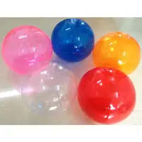 在飛比找蝦皮購物優惠-[衣林時尚] 透明彩色沙灘球 海灘球 (充氣後直徑約50cm