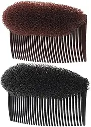 Ipetboom 4 Pcs Volume Inserts for Hair Bump Bun Maker Comb Beehive Styler DIY Hair Accessories for Effortless Styling and Elegant Updos Plastic Beauty Tool