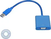 to Adapter Cable for Monitor Blue Easy to Use No External Power Required Display Clone Extend Desktop Compatible with