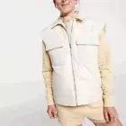 Calia Women's Light Sand Fashion Zip Vest Size Small NWT