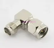 SMA Male to SMA Female Right Angle Coax Connector Adapter