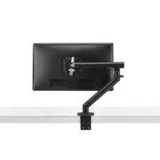 Colebrook Bosson Saunders Flo Dynamic Single Monitor Arm, - Black - Tilt +40/-40 degrees - Swivel 180/360 degrees - VESA 75 & 100mm - Max Load 3-9kg - Height Adjustable 341-458mm [DYN/013/016/B]