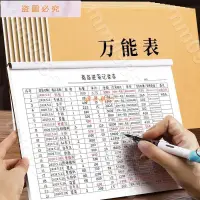 在飛比找蝦皮購物優惠-雜奇雜吧~萬能表格本倉庫出入庫房記錄A4公司會計財務明細記帳