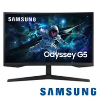 在飛比找蝦皮商城優惠-SAMSUNG S27CG552EC G5曲面電競螢幕(27