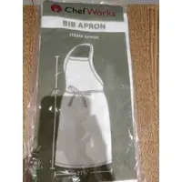 在飛比找蝦皮購物優惠-雪沃 Chef Works 白色基本款連身圍裙 白色 APK