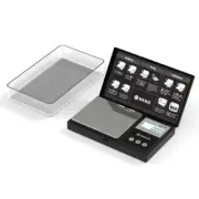 Precision Pocket Scale 500g x 0.01g, Digital Gram Scale with Tray, Small Black
