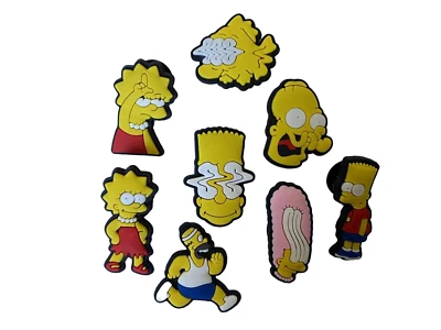 Shoe Charm Cartoon Charm Simpson Charm Bart Lisa Charm Comedy Funny Family Charm