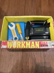Lanard Workman Carpenter Play Set With sounds Dead Stock NIB 1995 90s Toy Boxed