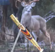 Pen Handmade Writing Pens Spectraply Wood Bolt Action SEE VIDEO 1533a