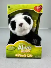 WowWee Alive Minis Panda Cub Feed Me With My Bottle! Plush Toy 2008-VIDEO!
