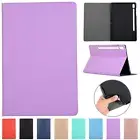 For Samsung Galaxy Tab A9 S8 S9 Ultra Plus Leather Smart Case Flip Stand Cover