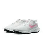 NIKE 耐吉 慢跑鞋 運動鞋 緩震 女鞋 灰白粉 DC3729-103 W REVOLUTION 6 NN (3W5308)