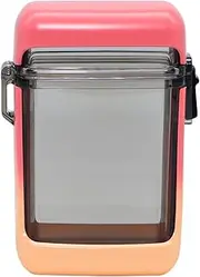 [Generic] Transparent Cigarette Case Lightweight Plastic Cigarette Box Multi-Function Small Items Storage Case, for Men Women