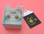 Handmade Hypoallergenic TOPAZ Earrings using Swarovski Elements Wholesale USA