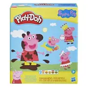 Play-Doh Peppa Pig Stylin' Set, Peppa Pig Playset with 9 Cans and 11 Tools, P...