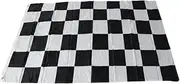 BESPORTBLE Race Car Checkered Flag Banner Everyone's Party Decoration Flag Design
