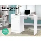 Storage Cabinet Computer Desk Drawer Home Workstation Space Saving Study Table