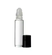 Glass Roll On Perfume Bottle Empty Roller Refill Aromatherapy Oil 10ml 1/3OZ