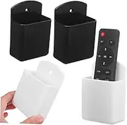 TEHAUX 4pcs Tv Remote Control Holder: Remote Rack Storage Organizer for Air Conditioner Controller - Wall Pen Storage Accessories for Home Office School