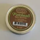 Afrikan Republic Patchouli Scented Shea Butter Revitalizes Moisturizing 1 oz.
