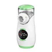 Portable Nebulizer with Intuitive LED Interface and Auto Cleaning Handheld Nebulizer for Kids Green