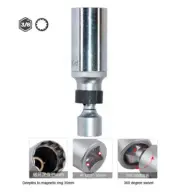 Force 8073..BM 3/8″ Dr Magnetic Swivel Spark Plug Socket 95mmL Ball Type Joint