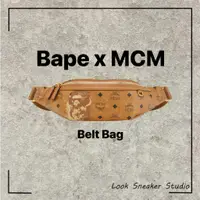 在飛比找蝦皮購物優惠-路克 Look👀 BAPE x MCM BELT BAG 卡